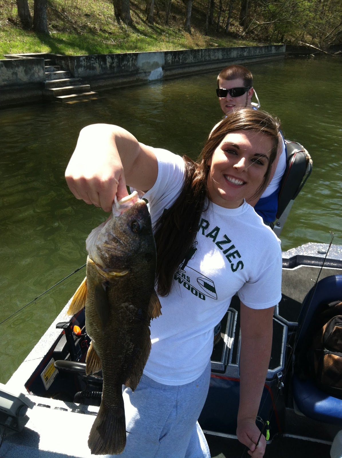 Fishing on Watts Bar Lake, Roane County, Tennessee Kellie Mead with